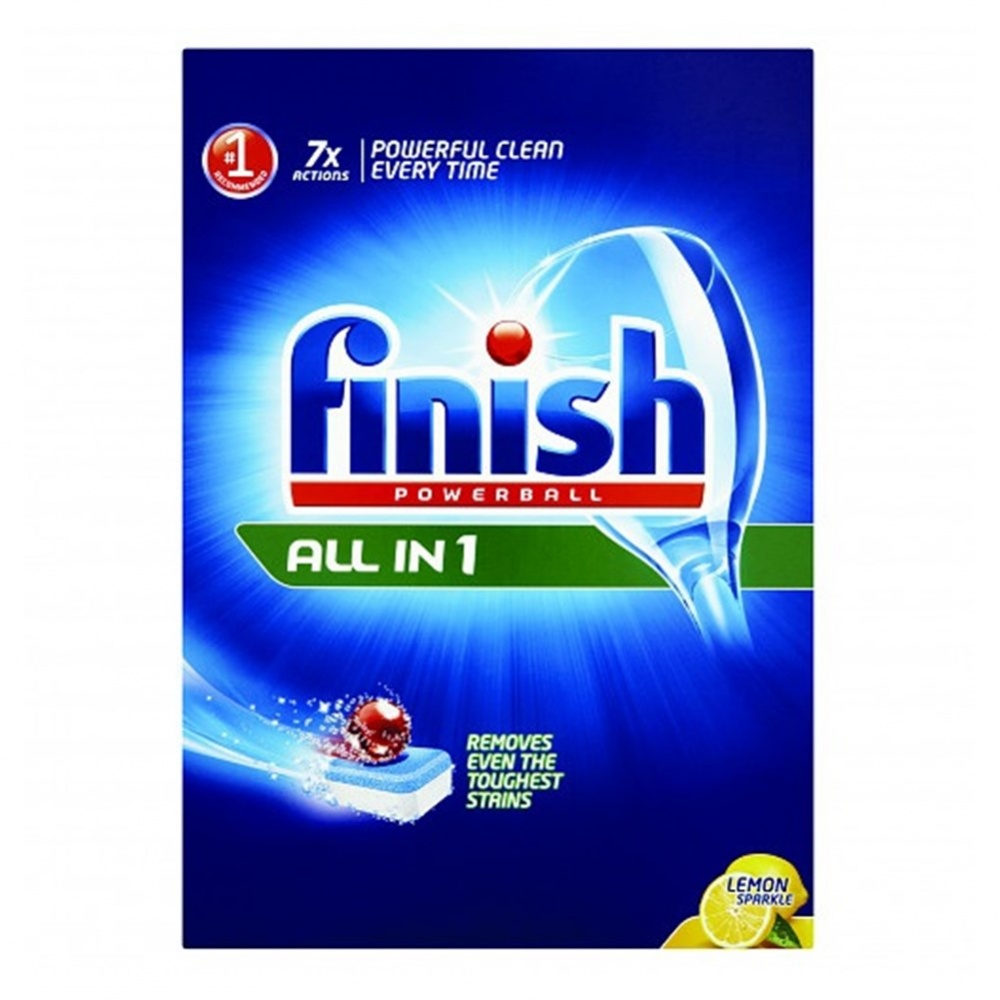 Finish Dishwasher All In 1 Lemon - 100 tablets