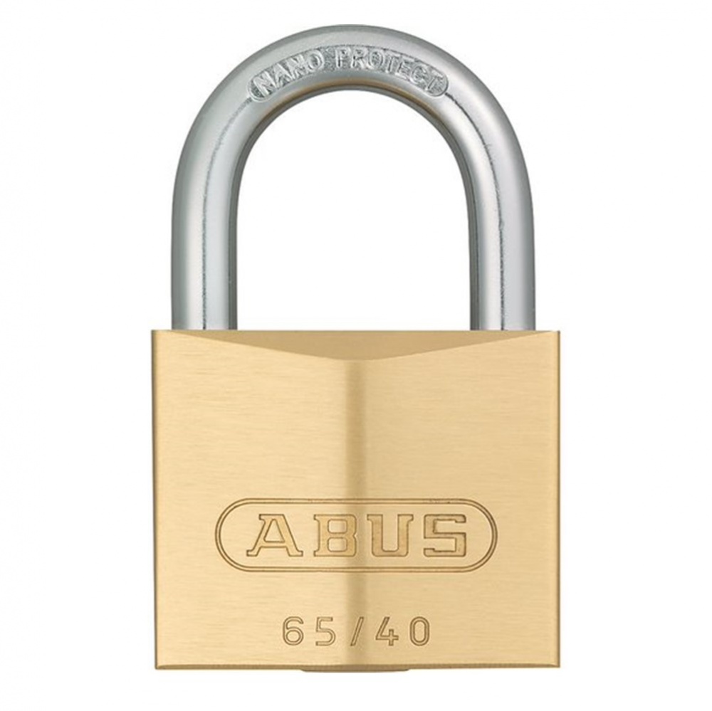 Abus Premium 65 Brass Padlock [45mm] - 1 lock & 2 keys