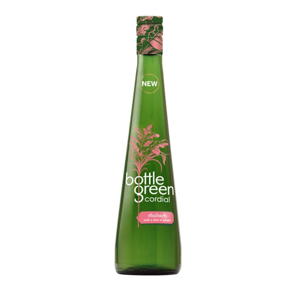Bottlegreen Cordial Rhubarb & Ginger - 500ml glass bottle