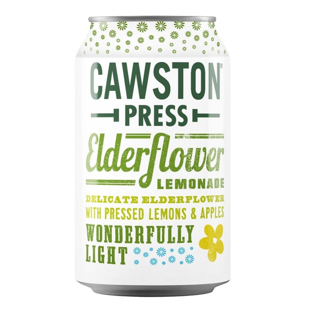 Cawston Press Elderflower Lemonade - 24x330ml cans