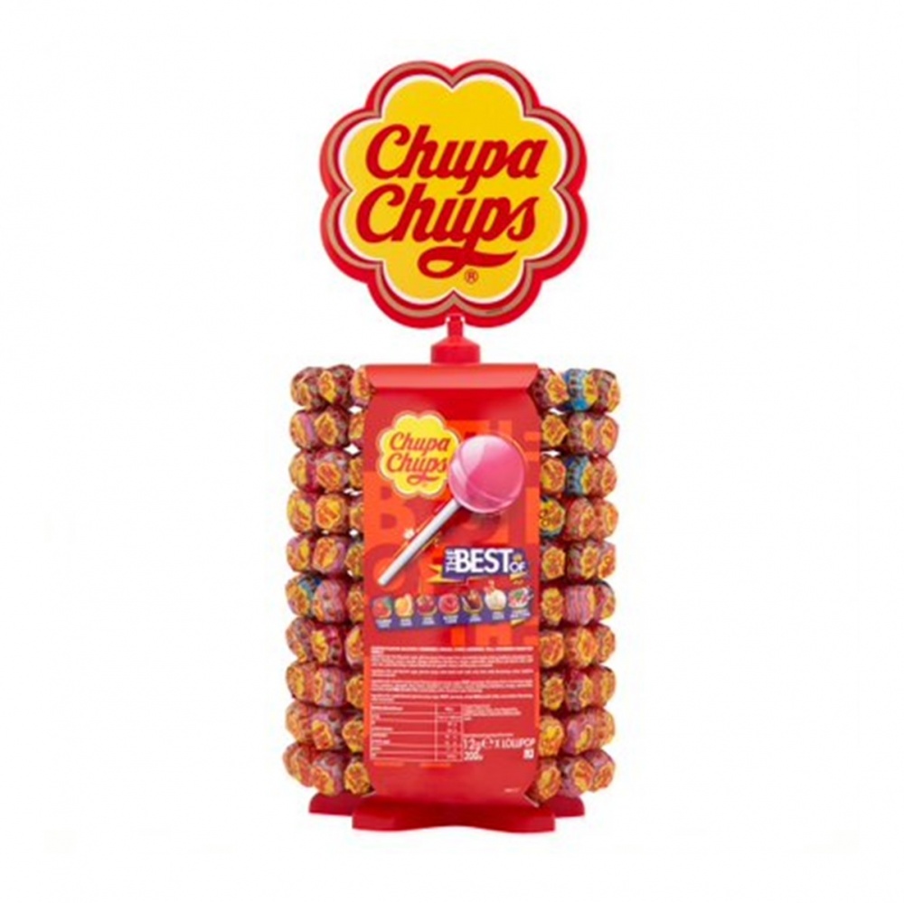 Chupa Chups Best Of Lollipops - wheel of lollies [200 wrapped]