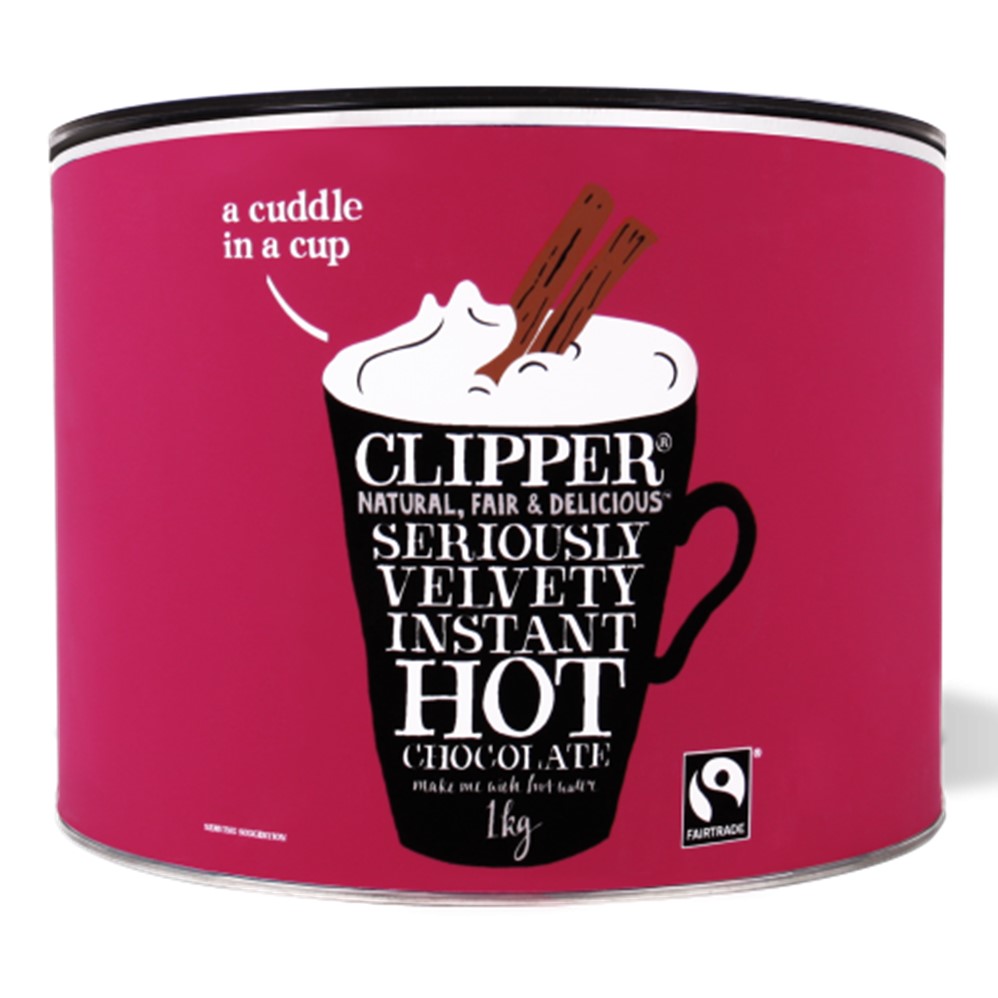 Clipper Instant Hot Chocolate - 1kg tin [FT]