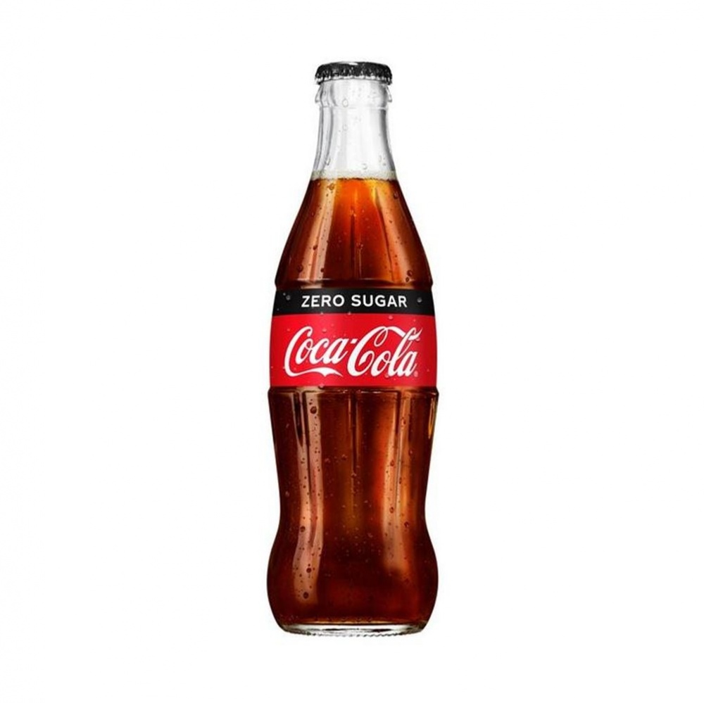 Coca Cola Zero - 24x330ml Classic Contour glass bottles