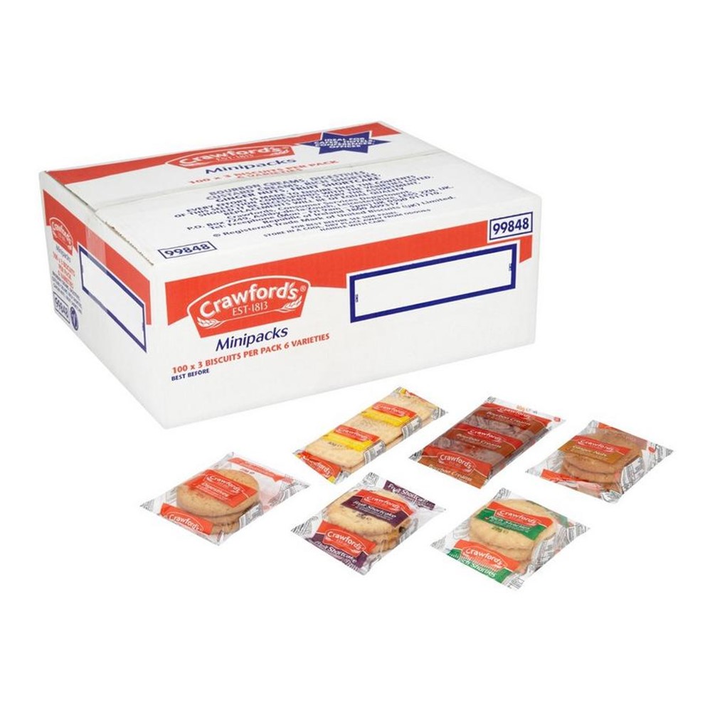 Crawford's Minipacks Assortment - 100x3 wrapped biscuits