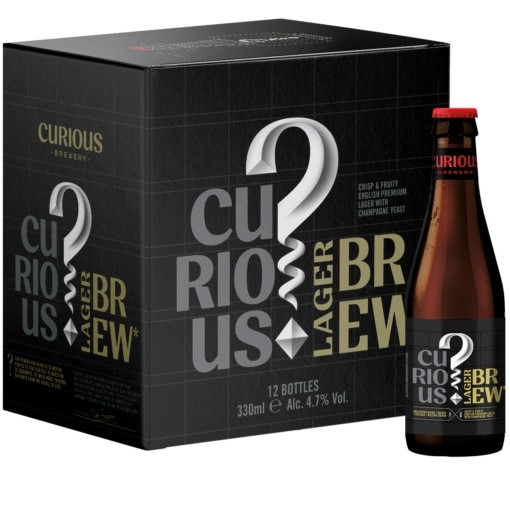 Curious Brewery Lager - 12x330ml bottles