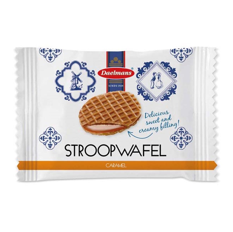 Daelmans Caramel Stroopwaffle Minis - 200 Mini wrapped biscuits