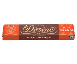 Divine Orange Milk Chocolate - 30x35g bars [FT]