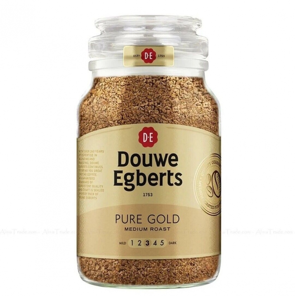 Douwe Egberts Pure Gold Instant Freeze Dried Coffee - 400g jar