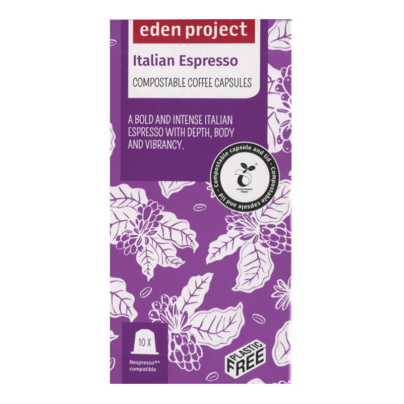 Eden Project Italian Espresso - 10 capsules (Nespresso compatible)