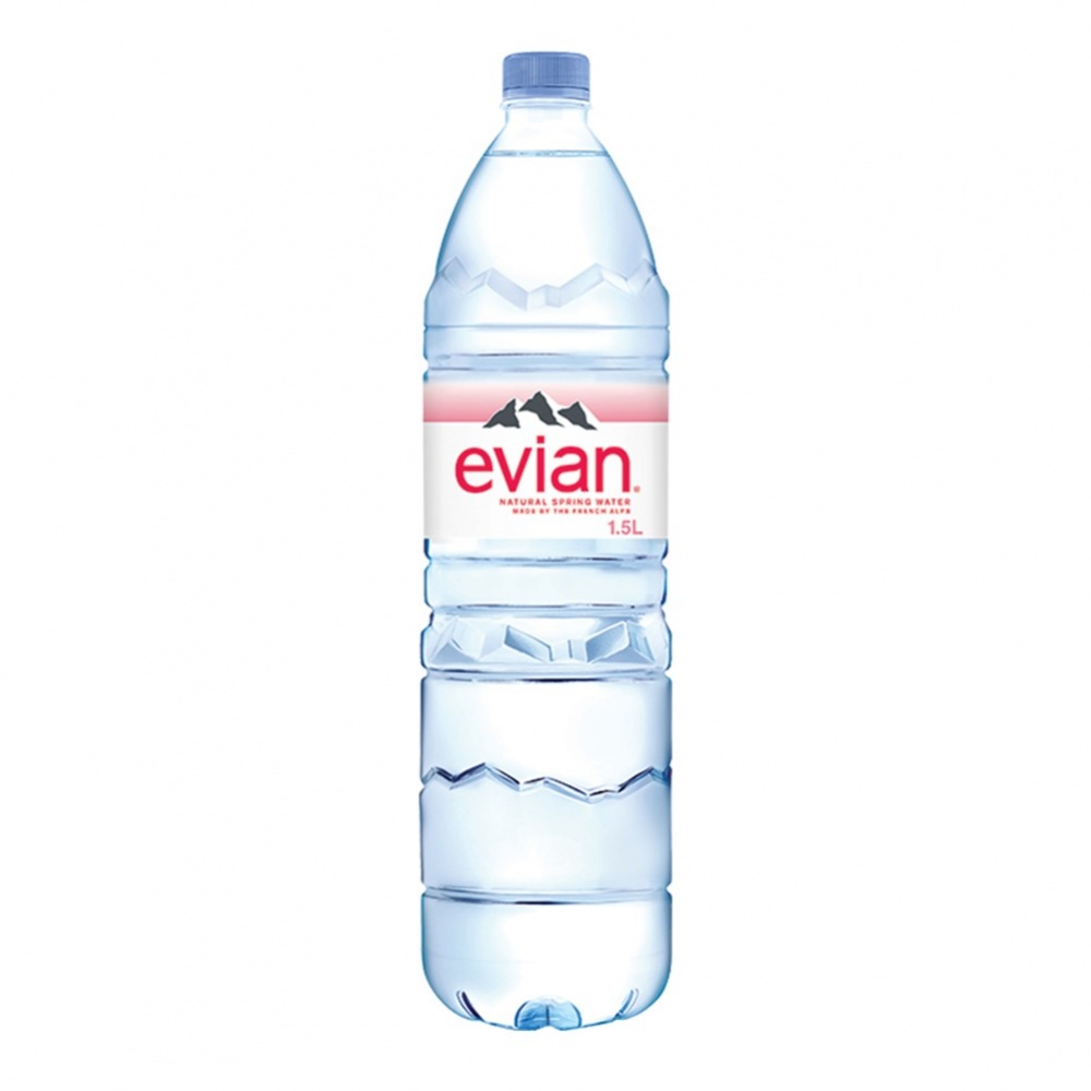 Evian Still Water - 8x1.5L plastic bottles