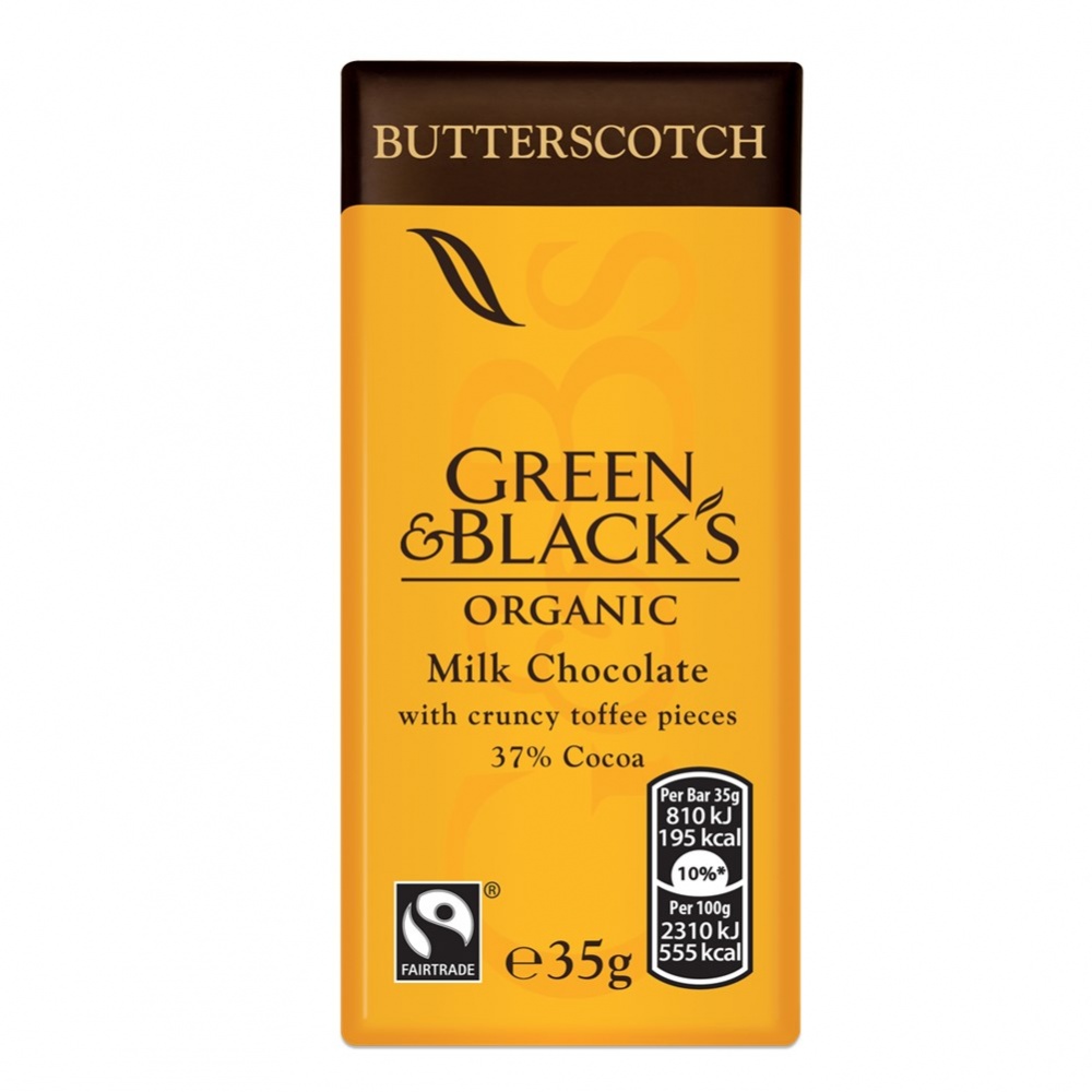 Green & Black's Butterscotch Chocolate - 30x35g bars [FT & ORG]