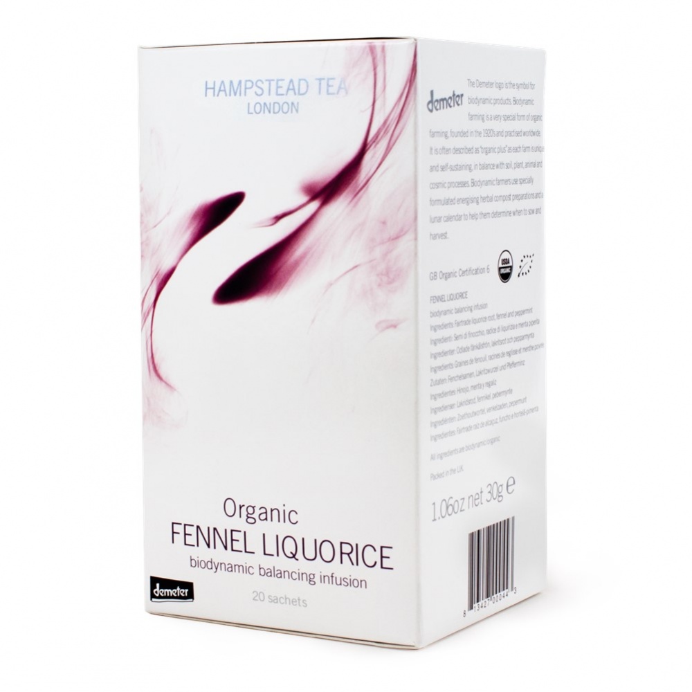 Hampstead Fennel Liquorice - 20 tea bags in envelopes [ORG]