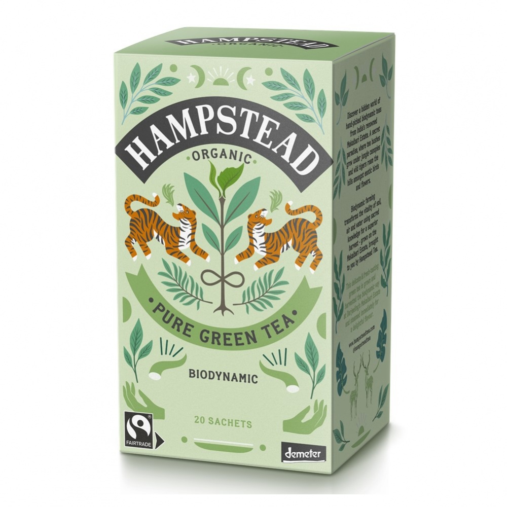 Hampstead Green - 20 tea bags in envelopes [FT & ORG]