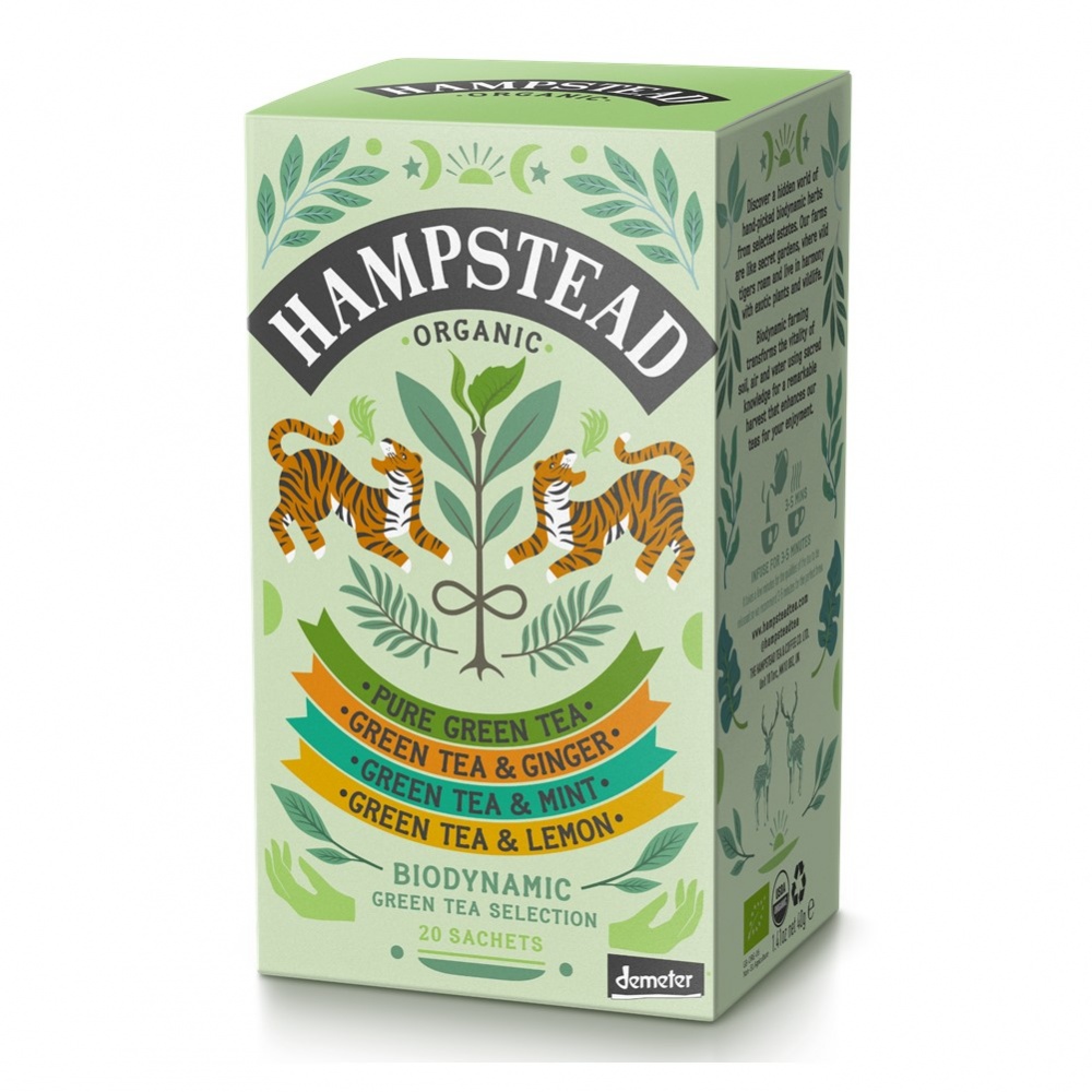 Hampstead Variety Pack Green - 20 tea bags in envelopes [ORG]