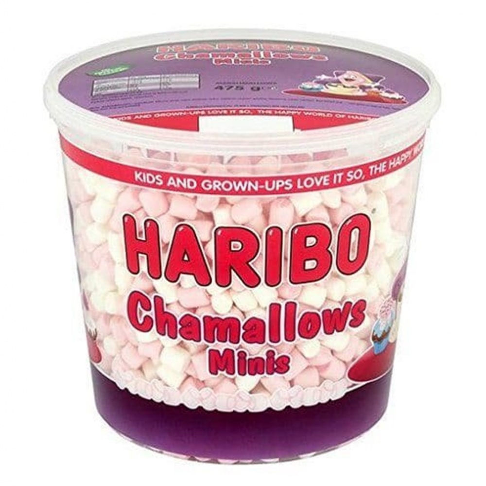 Haribo Chamallows Mini - 475g drum