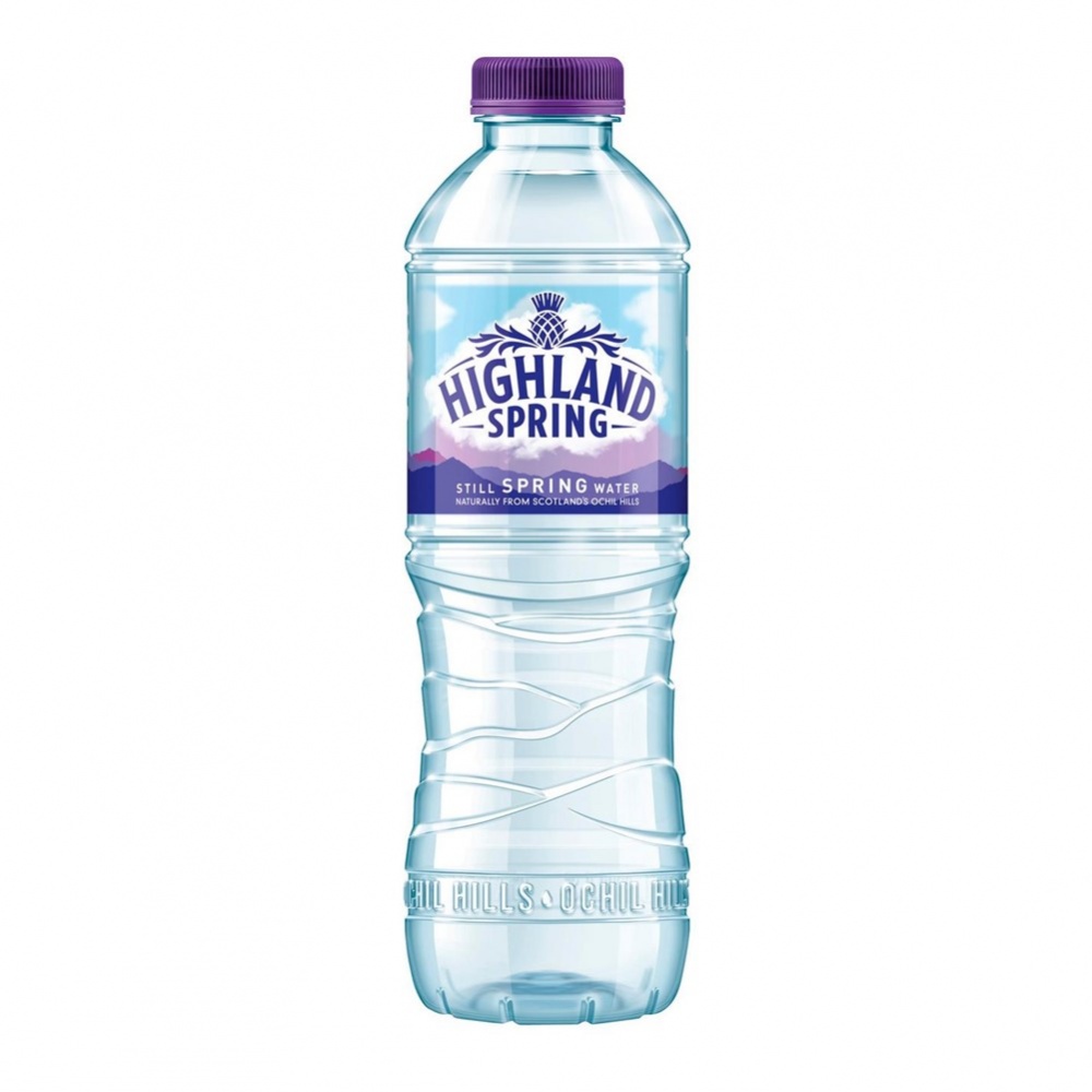 Highland Spring Still Water - 24x500ml plastic bottles