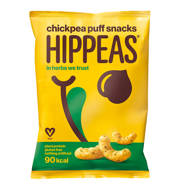 Hippeas Chickpea Puffs HERBS - 24x22g packets [ORG]