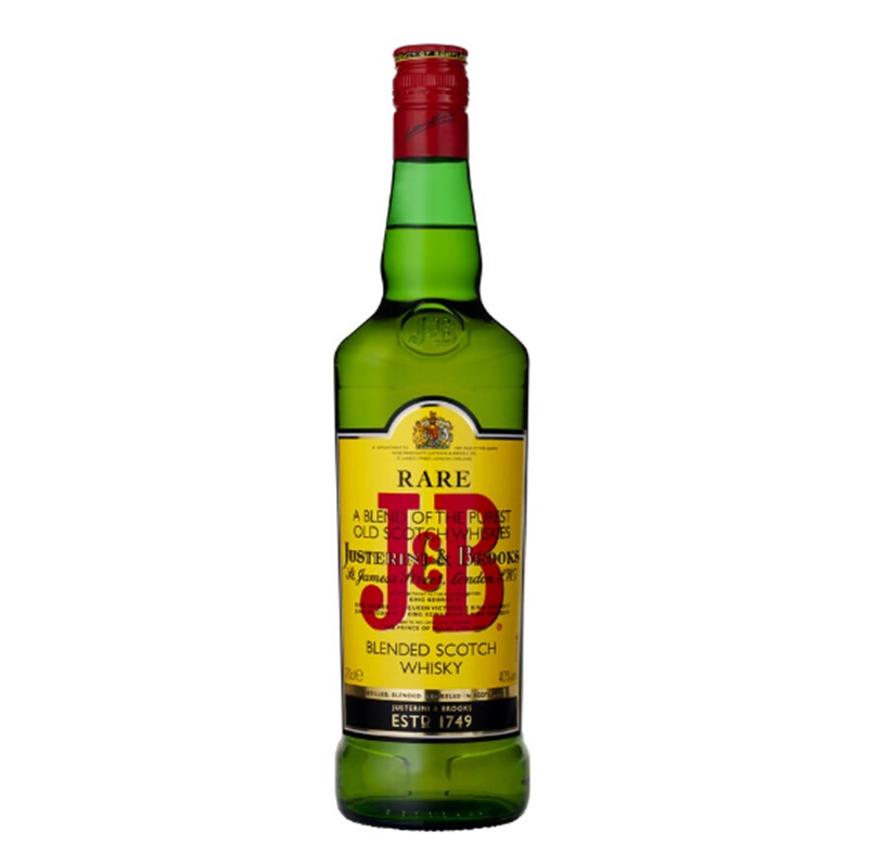 J&B Rare Blended Scotch Whisky - 70cl bottle