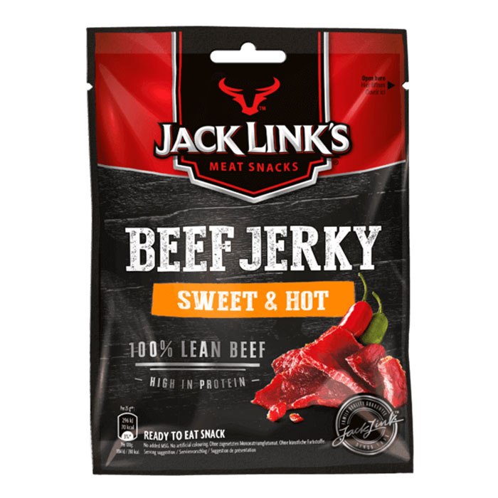 Jack Link's Beef Jerky Sweet & Hot - 12x25g bags