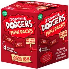 Burton's Jammie Dodgers Minis - 180x20g packets