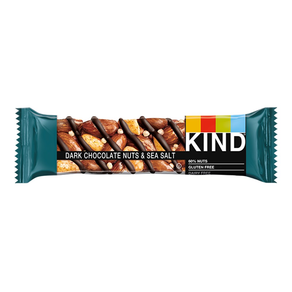 KIND Dark Chocolate Nuts & Sea Salt  - 12x40g bars