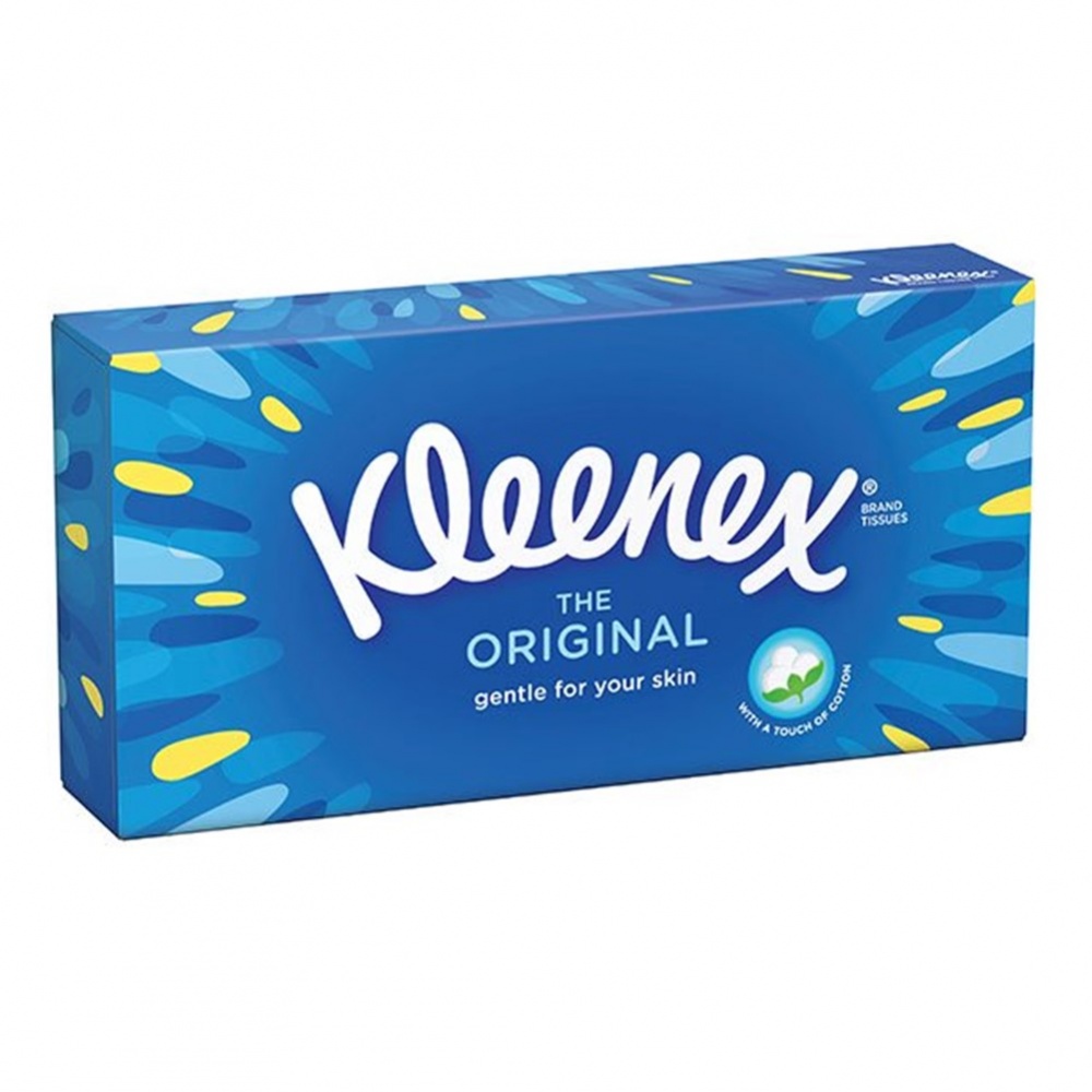 Kleenex Tissues Original - 12 flat boxes [64x3 ply]