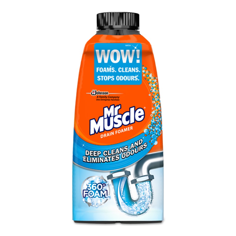 Mr Muscle Sink & Drain Foamer - 500ml [2x250ml] bottle