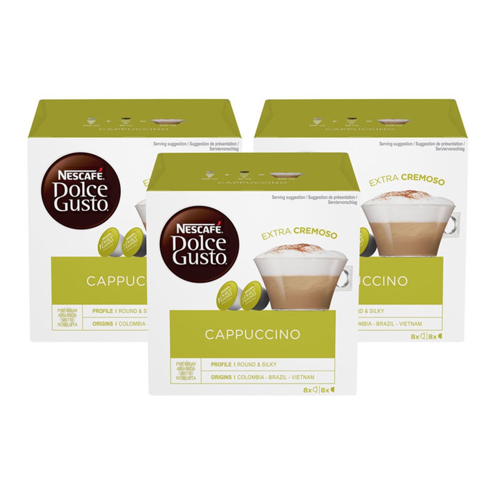 Nescafe Dolce Gusto Cappuccino [Green] - 48 capsules