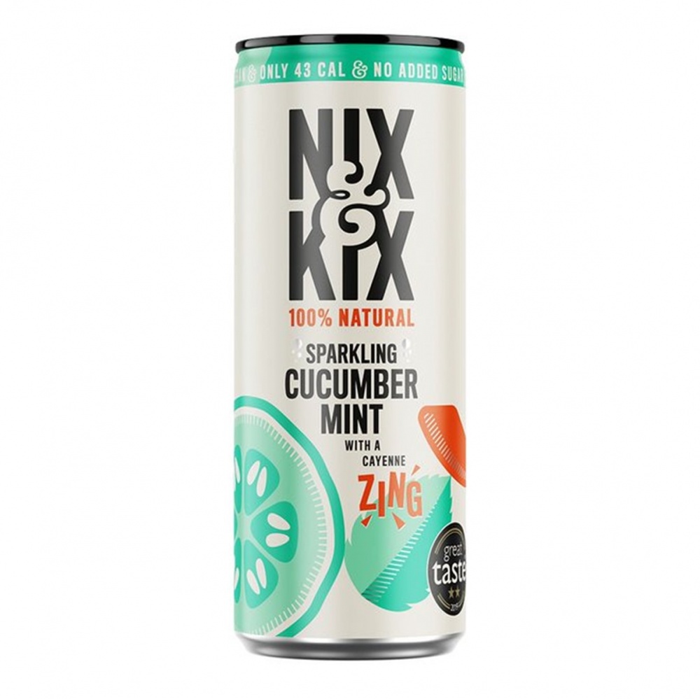 Nix & Kix Cucumber Mint - 24x250ml cans