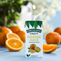 Orchard Grove Orange Juice - 24x200ml cartons