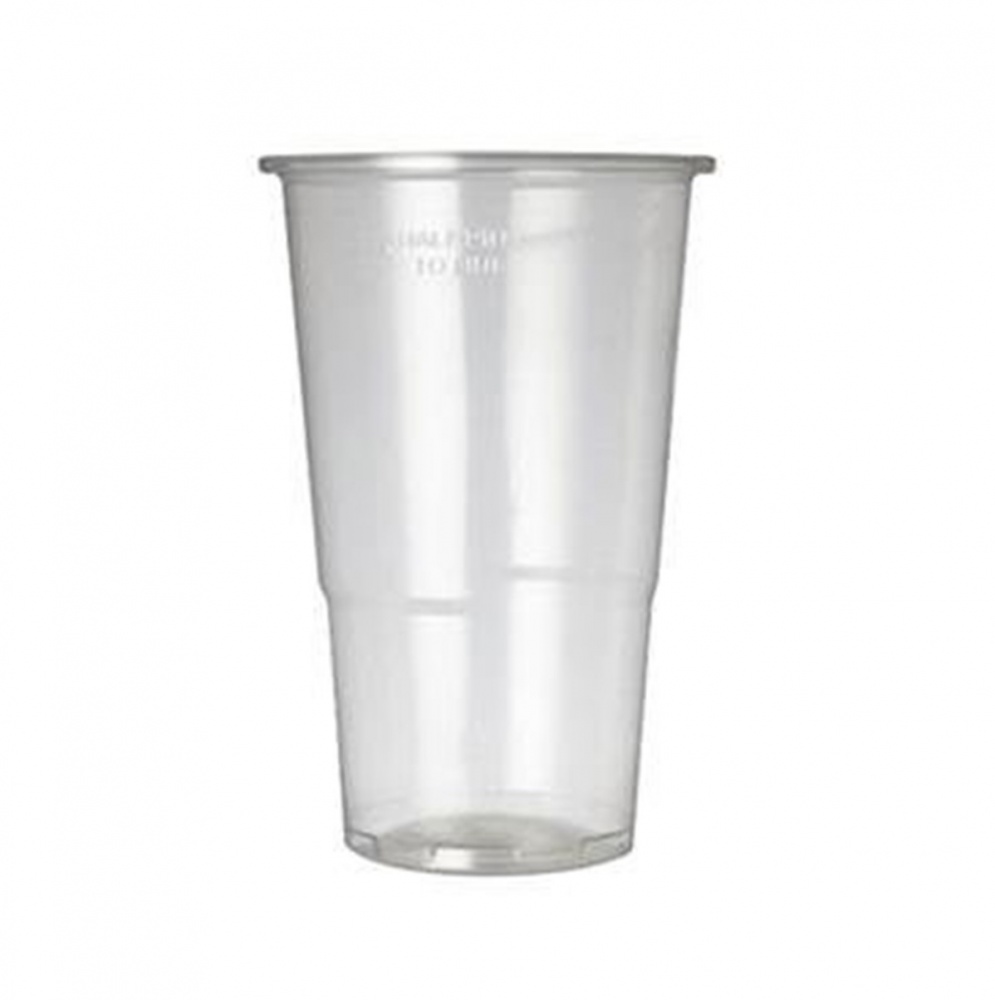 RY Caterpack Plastic Glass [Clear] Pint - 25x57cl glasses