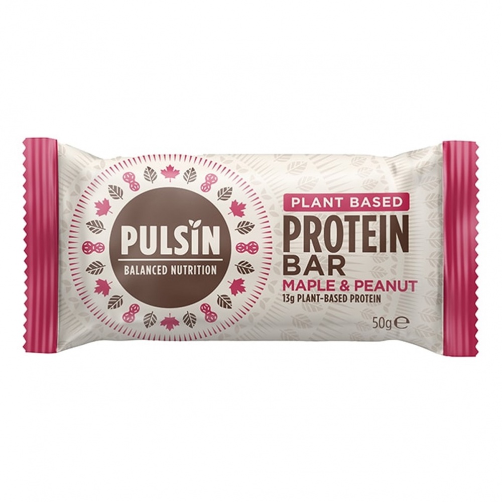 Pulsin Protein Booster Maple & Peanut - 18x50g bars