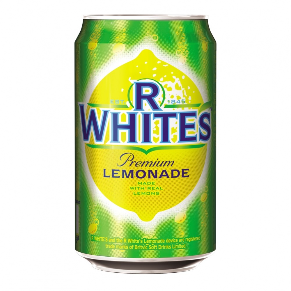 R Whites Lemonade Regular - 24x330ml cans