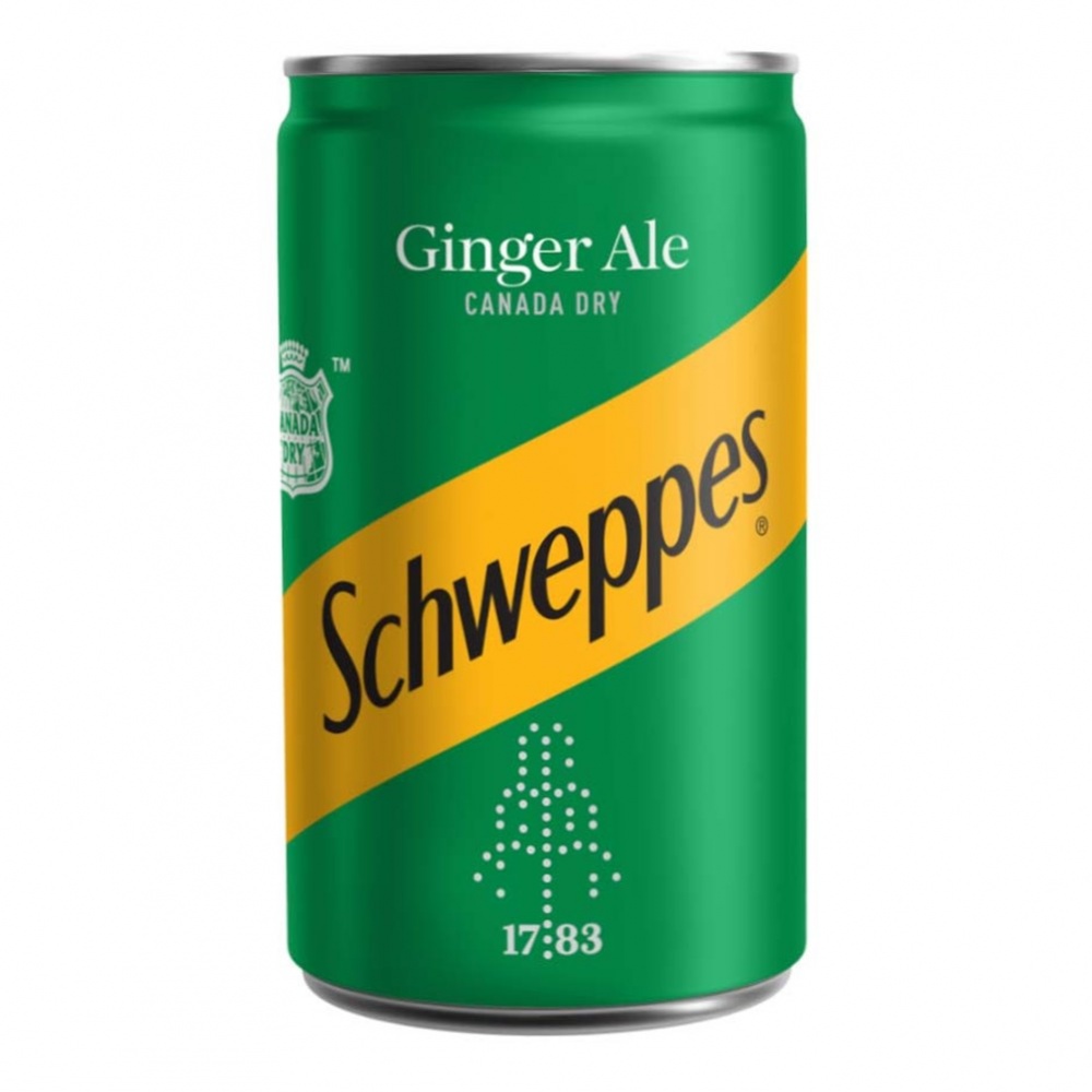 Schweppes Canada Dry Ginger Ale - 24x150m BABY cans