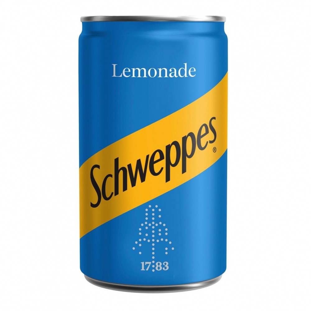 Schweppes Lemonade - 24x150ml BABY cans