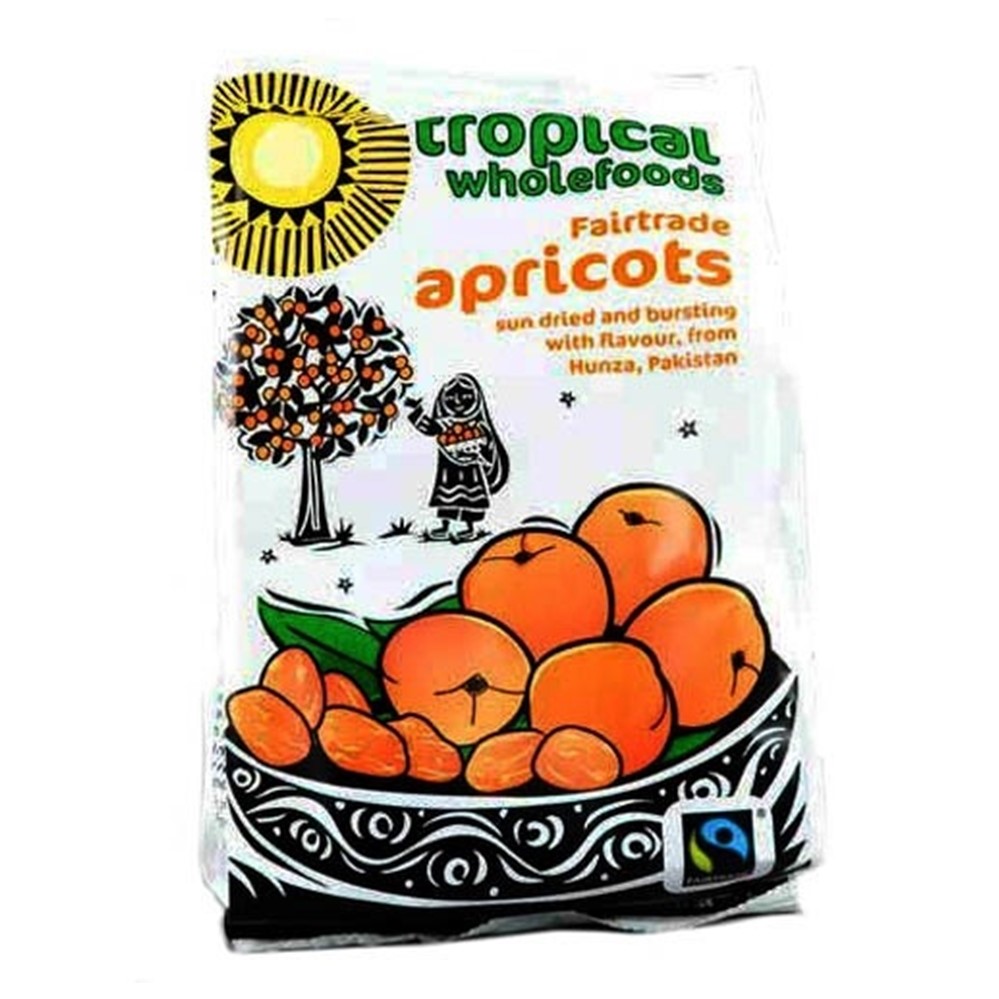 Tropical Wholefoods Dried Apricot - 125g packet [FT]