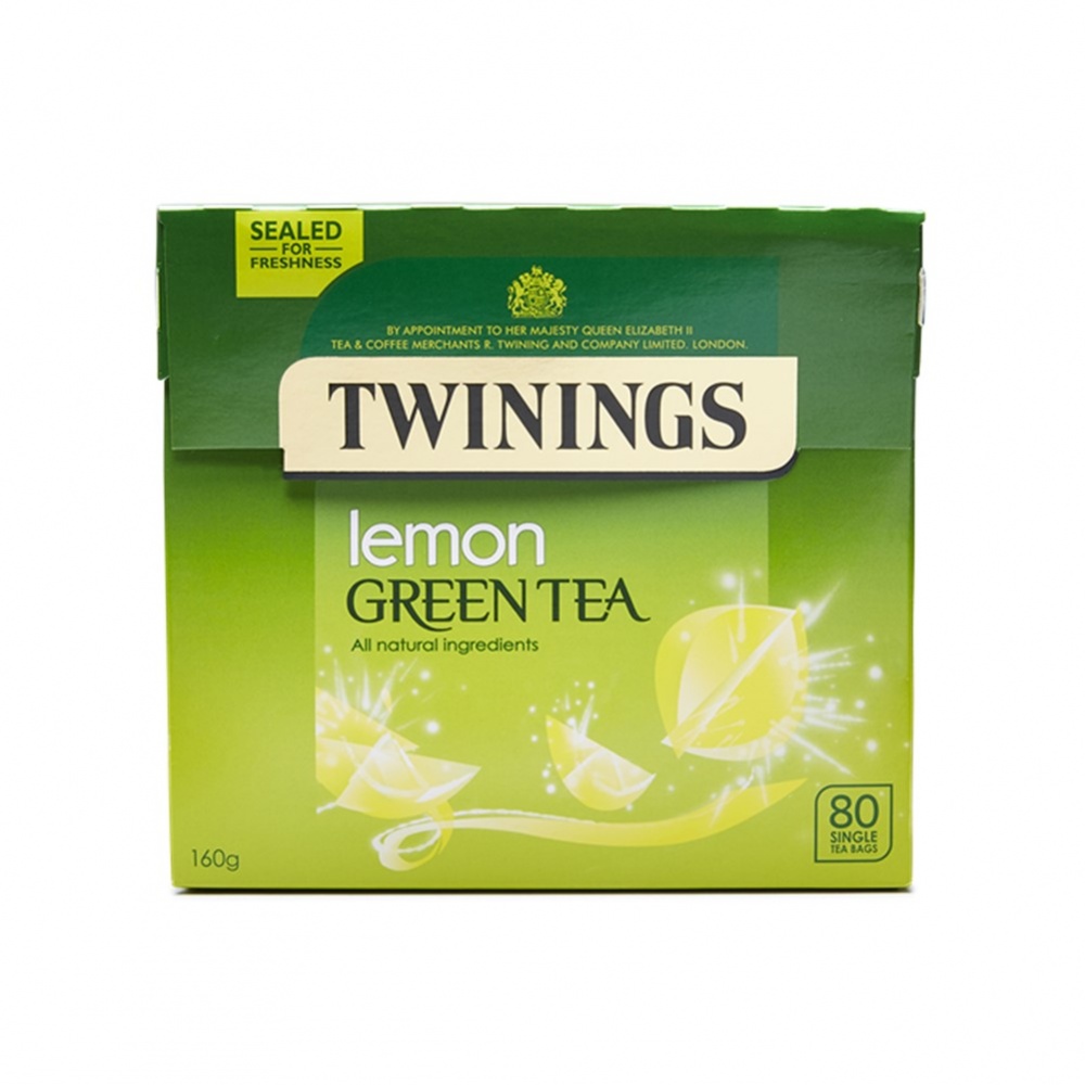 Twinings Green Tea & Lemon - 80 tea bags