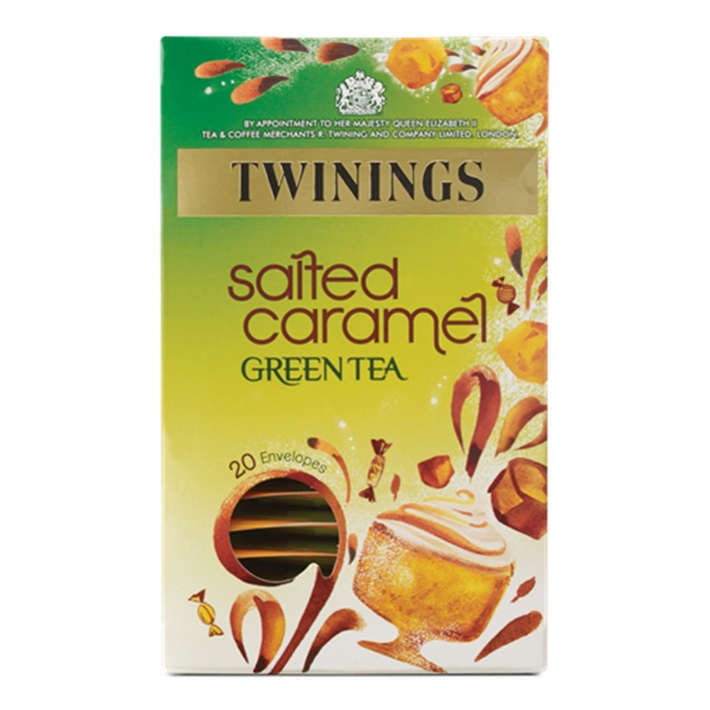 Twinings Green Tea & Salted Caramel - 20 tea bags in envelopes