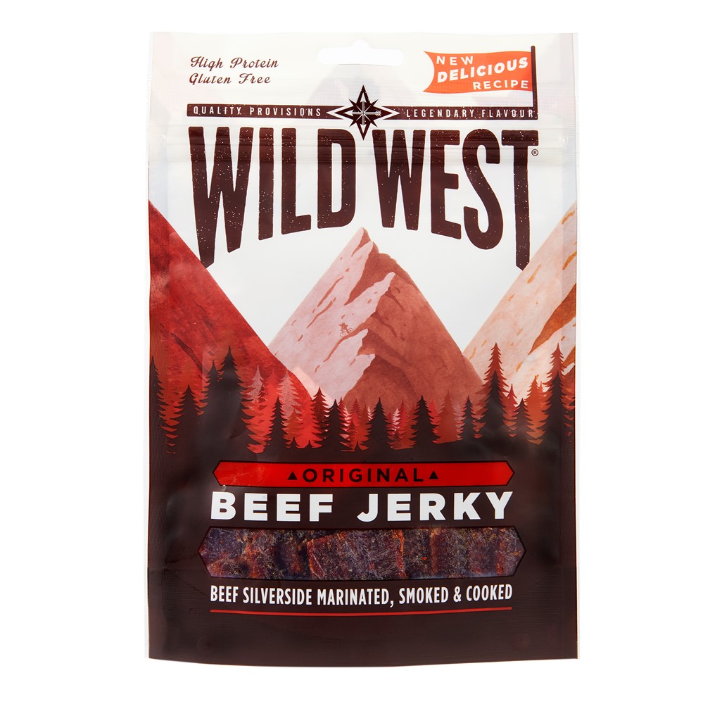 Wild West Beef Jerky Original - 12x35g bags