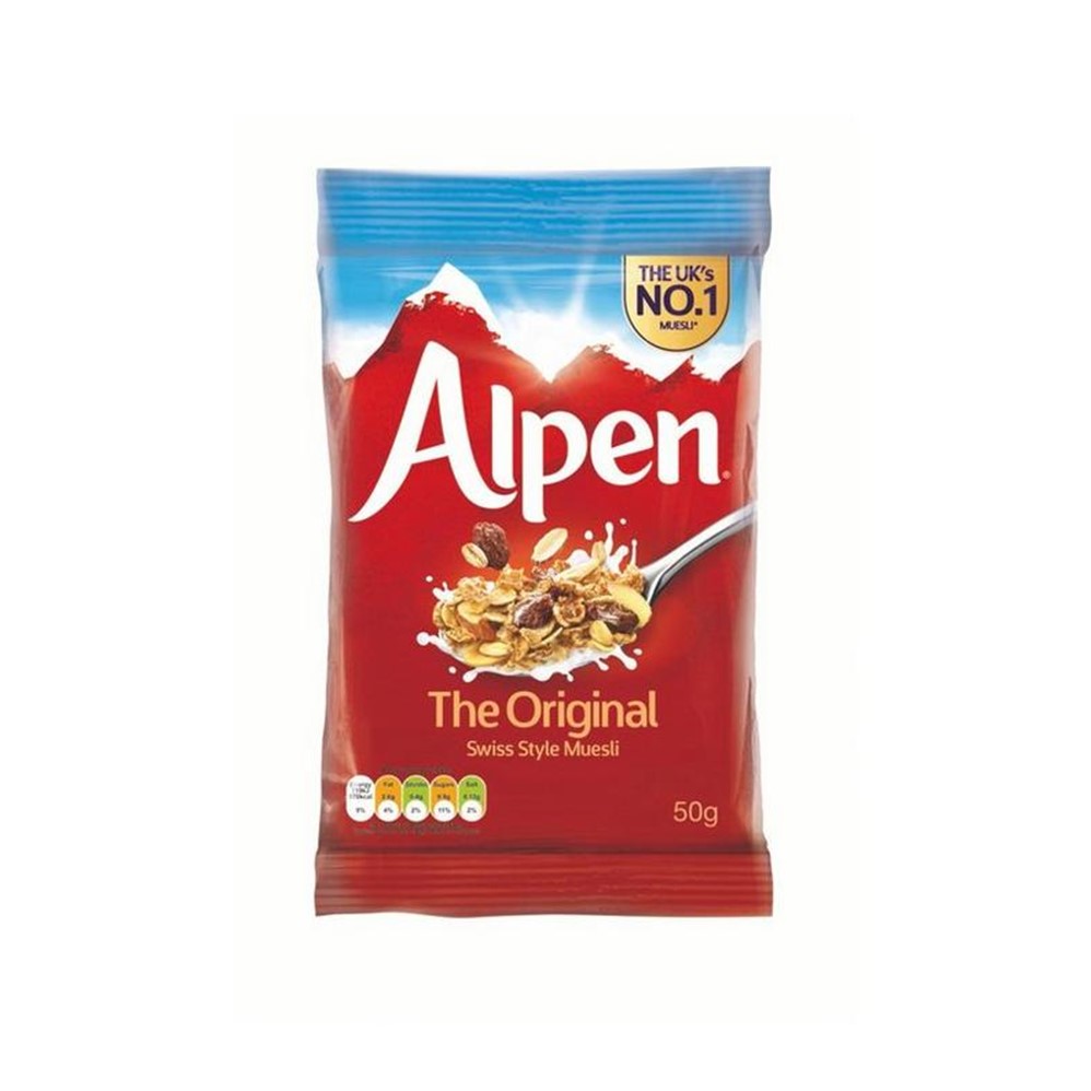 Alpen Muesli Original 30x45g sachets Go Jumbo