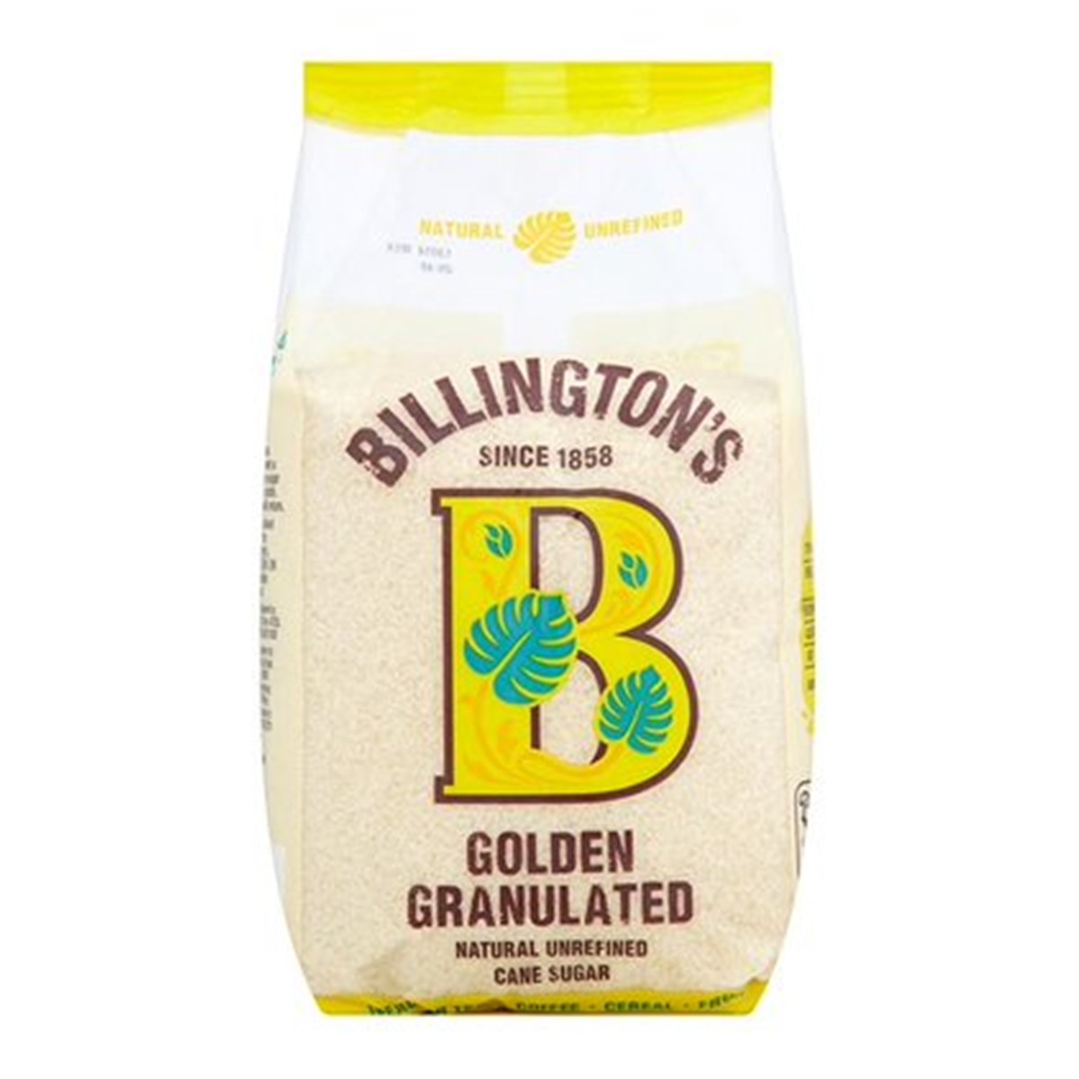 Billington's Golden Granulated Sugar - 1kg bag