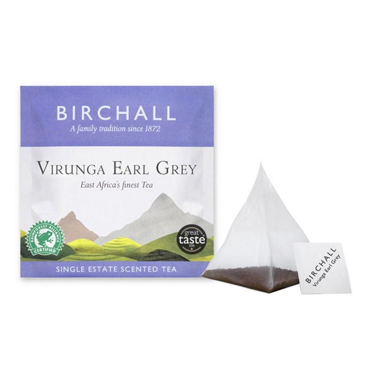Birchall Earl Grey 20 PRISM tea bags in envelopes [RFA] Go Jumbo