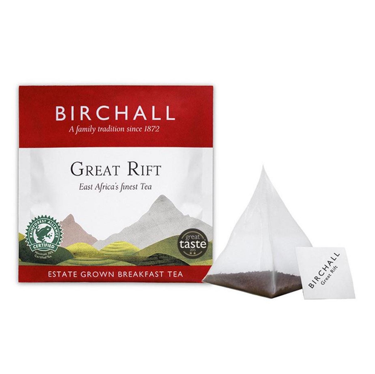 Birchall Great Rift Breakfast Blend - 20 PRISM tea bags in envelopes [RFA]
