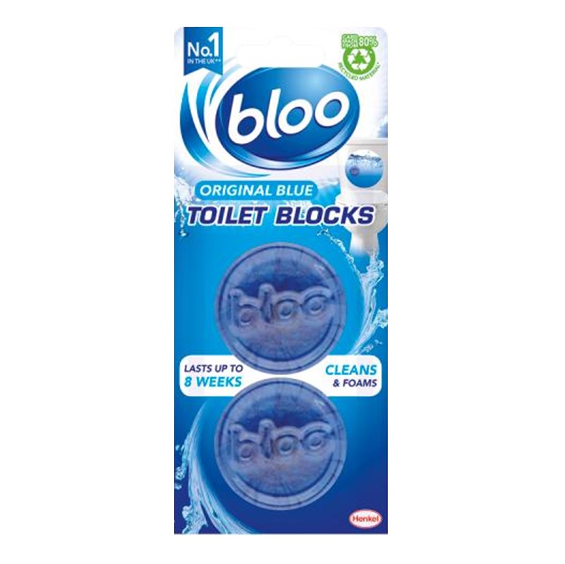 Bloo Original Blue Toilet Cistern Blocks - 20x38g blocks
