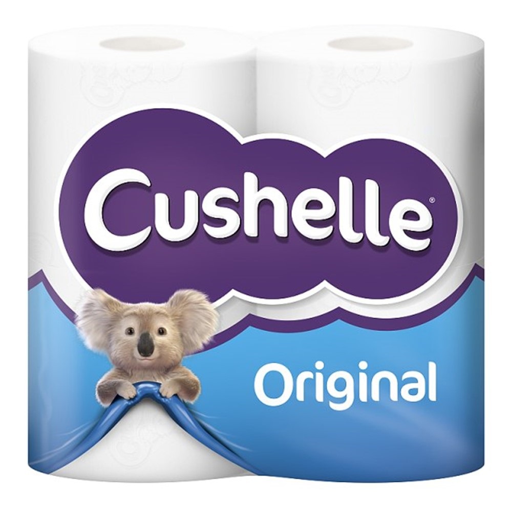 Cushelle Toilet Rolls White - 24 rolls
