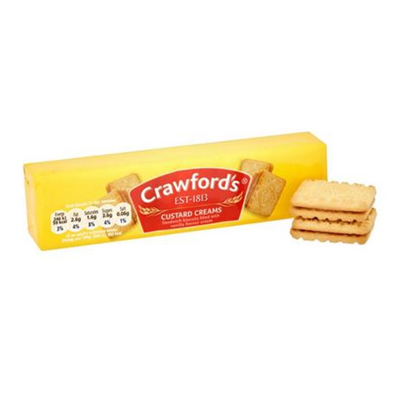 Crawford's Custard Cream - 12x150g packets