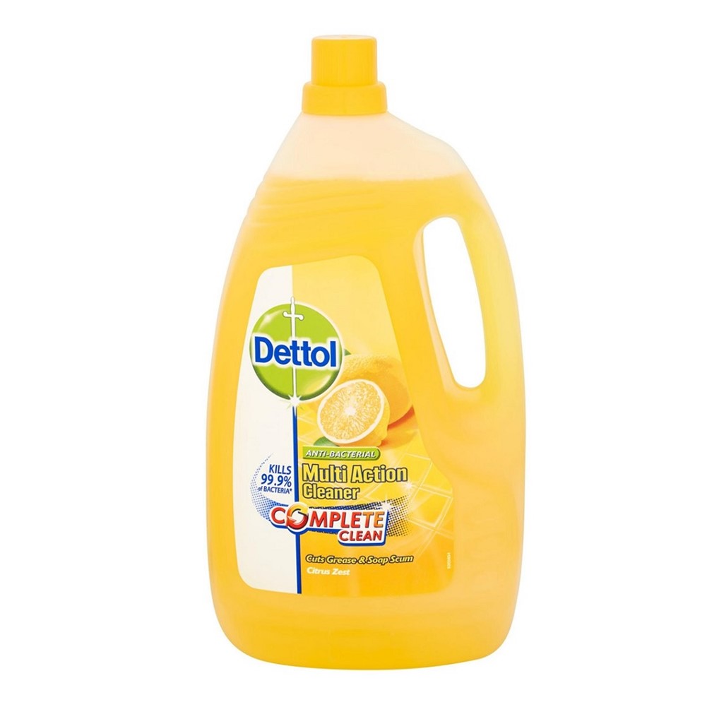 Dettol AntiBacterial MultiAction Cleaner Citrus 4L bottle Go Jumbo