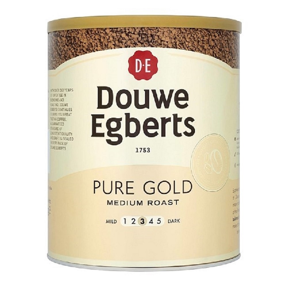 Douwe Egberts Pure Gold Instant Freeze Dried Coffee 750g tin Go Jumbo