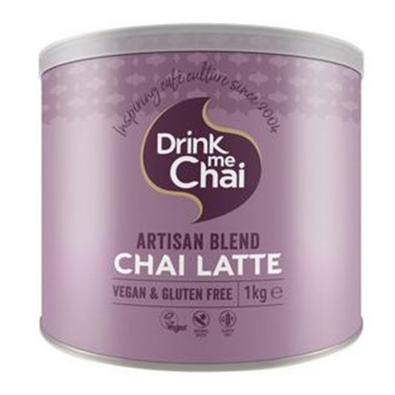 Drink Me Chai Artisan Dairy Free Chai Latte 1kg tin Go Jumbo