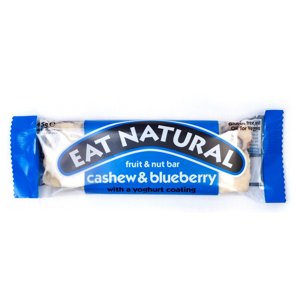 Eat Natural Cashew, Blueberry & Yogurt - 12x45g bars